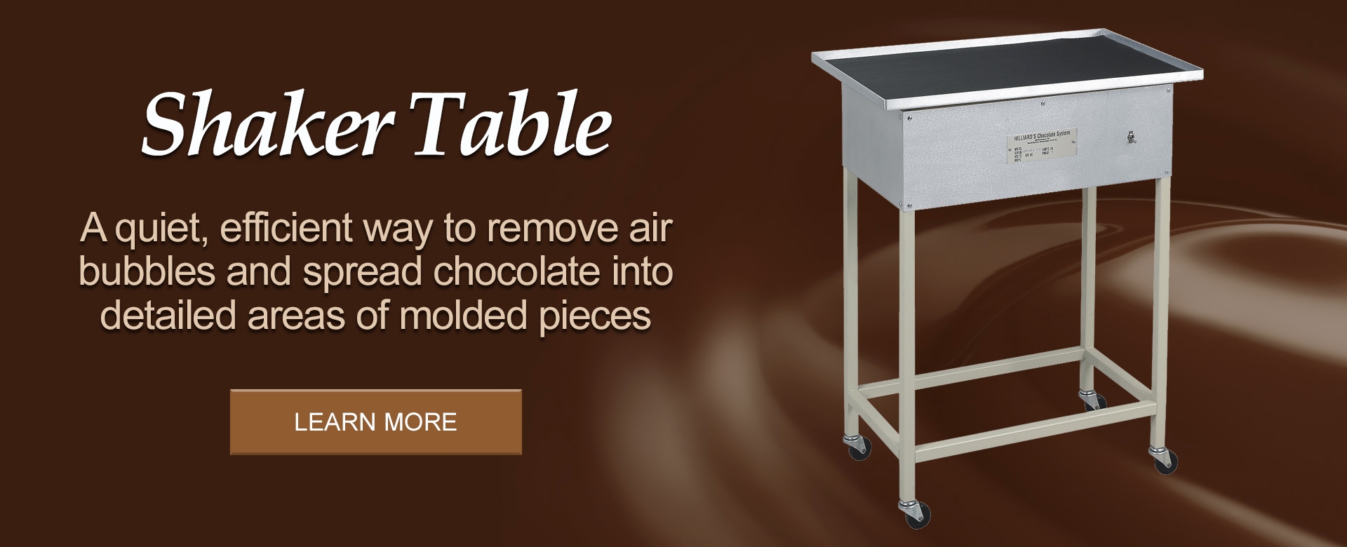 Hilliards Chocolate Shaker Table